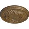 Ekena Millwork Odessa Ceiling Medallion (Fits Canopies up to 2 1/2"), Hnd-Painted Rubbed Bronze, 7 1/2"OD x 1 1/8"P CM07ODRZS - alternate 5